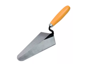 COLHER DE PEDREIRO 7" COM CABO DE MADEIRA