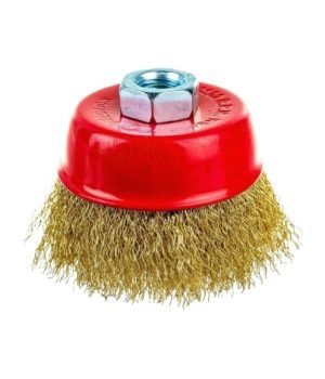ESCOVA DE AÇO TIPO COPO 4" FRISADA